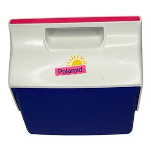 Vintage Polaroid Camera Little Playmate by Igloo Personal Cooler